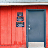 Classic Framed Plus Notice This Door For Emergency Use Only Door or Wall Sign | Business & Public Signage