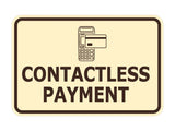 Signs ByLITA Classic Framed Contactless Payment Wall or Door Sign