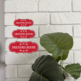 Designer Plus Dressing Room Wall or Door Sign | Business and Workplace Signage