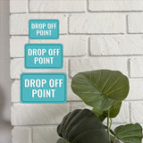 Classic Framed Plus Drop Off Point Wall or Door Sign | Health And Safety Office Signage