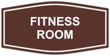 Signs ByLITA Fancy Fitness Room Sign | Durable Plastic | Vibrant Colors | Powerful Foam Tape