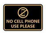 Classic Framed No Cell Phone Use Please