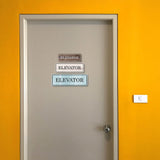 Standard Plus Elevator Wall or Door Sign | Office Room Directions