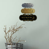 Signs ByLITA Designer Poo Room Wall or Door Sign