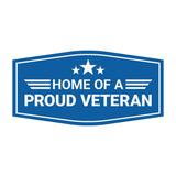Signs ByLITA Fancy Home of a Proud Veteran Easy Installation | Honor Veterans with Military Signs | US Pride | Businesses and Homes Wall or Door Sign