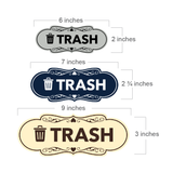 Signs ByLITA Designer Trash Wall or Door Sign