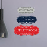 Signs ByLITA Designer Utility Room Wall or Door Sign