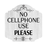 Heritage Plus No Cell Phone Use Please Wall or Door Sign | Office & Shops Signage