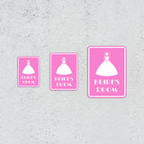 Portrait Round Plus Bride's Room Wall or Door Sign | Weddings & Events Signage