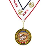 All Quality Wreath Design Bake Off Medal | Competition | High Quality Metal Medal - 1st, 2nd, 3rd Place