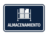 Signs ByLITA Classic Framed Almacenamiento vector Durable Sign | Easy Installation | Elegant Design Wall or Door Sign