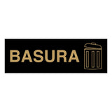 Signs ByLITA Basic Basura Wall or Door Sign