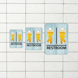 Portrait Round Plus - Fun Bar Restroom Wall or Door Sign | Fun Restroom Sign