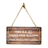 Business Signs | Rustic Oak Wood 5 x 10" Hanging Signs