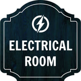 Heritage Plus Electrical Room Wall or Door Sign | Office Warning Signage