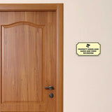 Notched Standard Property Under 24hr Audio and Video Recording (Camera Right) Wall or Door Sign | Warning/Safety/Precaution
