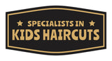 Signs ByLITA Fancy Specialists in Kids Haircuts Easy Installation | Durable Construction | Barbers | Grooming and Styling | Hair Wall or Door Sign