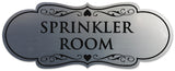 Signs ByLITA Designer Sprinkler Room Sign - Easy Installation | Durable Wall or Door Sign