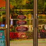 Victorian Plus Please Keep Door Closed Wall or Door Sign | Business and Workplace Signage