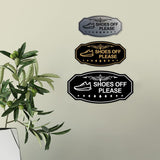 Victorian Shoes Off Please (Sneaker) Wall or Door Sign