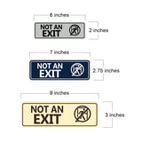 Standard NOT an EXIT (Stick Man) Wall or Door Sign