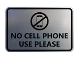 Classic Framed No Cell Phone Use Please
