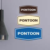 Fancy Pontoon Wall or Door Sign
