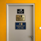 Signs ByLITA Classic Framed Emergency Exit: Keep Clear at All Times Wall or Door Sign