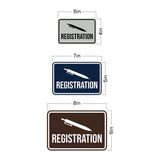 Classic Framed Registration Wall or Door Sign