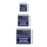 Square Plus We Support Our First Responders Wall or Door Sign | Police Emergency Services Appreciation Signage