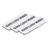 Senior Clergy Member 1 x 3" Name Tag