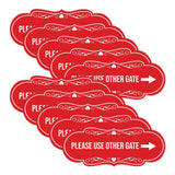 Signs ByLITA Designer Please Use Other Gate Wall or Door Sign (Multipacks)