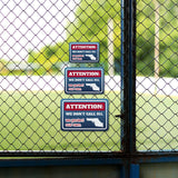 Classic Framed Plus Attention: We Don’t Call 911, We Protect Our Own Door or Wall Sign | Home Security