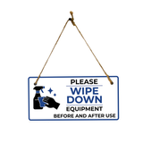 Weights & GYM Etiquette Signs - 5 x 10