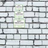 Classic Framed Plus Don’t Throw Away Unused or Expired Medicines Door or Wall Sign | Waste Disposal Etiquette