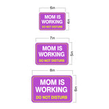Classic Framed Plus Mom Is Working Do Not Disturb Door or Wall Sign | Warning Signage