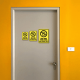 Portrait Round Plus Keep Away from Stove and Oven Tops Wall or Door Sign | Home Safety Sign