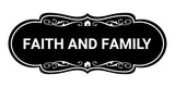 Designer Faith and Family Wall or Door Sign