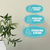 Victorian Plus Hydration Station Wall or Door Sign | Business & Public Signage