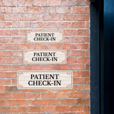 Standard Plus Patient Check-In Door or Wall Sign | Office Signage