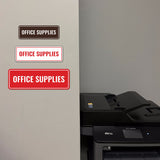 Signs ByLITA Standard Office Supplies Wall or Door Sign | Office Storage Signage