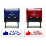All Quality You're Amazing! Self-Inking Rubber Stamp Motivational Teacher Stamps | Homework And Grading | Classroom Supplies