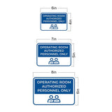 Classic Framed Plus Operating Room Authorized Personnel Only Door or Wall Sign | Medical Procedure Rooms