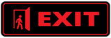 Standard Plus Exit Wall or Door Sign | Public Spaces Signage
