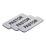 Pastor 1 x 3" Name Tag