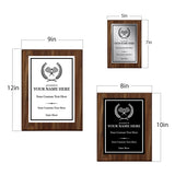 Racquetball Customizable Wooden Award Plaque | Easel Mount Option | Achievement and Recognition Personalizable Plaques | Sports Award