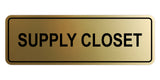 Signs ByLITA Standard Supply Closet Wall or Door Sign | Office Signage
