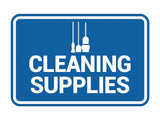 Signs ByLITA Classic Framed Cleaning Supplies Wall or Door Sign