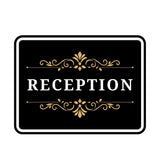 Classic Framed Plus Reception — Wall or Door Sign | Funeral and Memorial Services - Room & Area - Sign