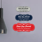 Signs ByLITA Designer Please Ring Doorbell Wait For Assistance Wall or Door Sign